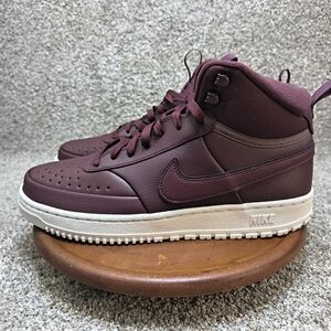 NIKE Court Vision MID Winterized Burgundy Crush/Plum Eclipse DR7882-600 Sz 10.5